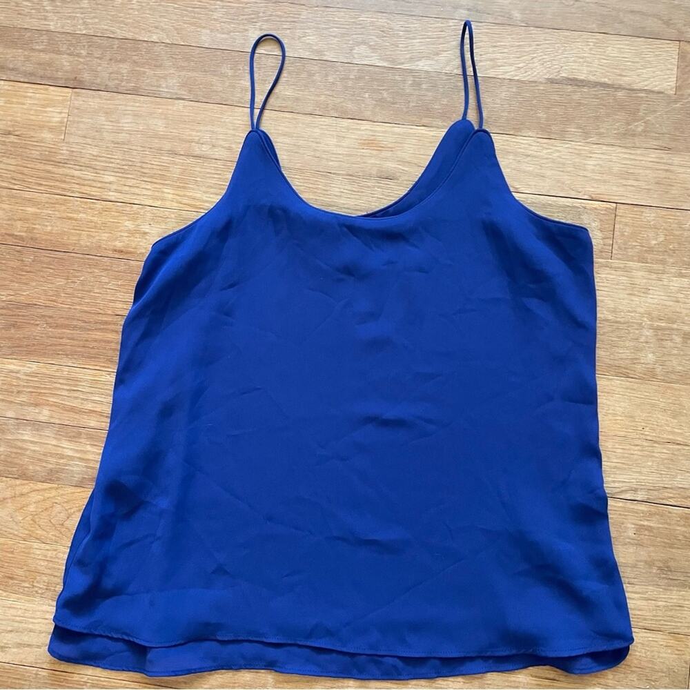 Harper Heritage blue camisole shirt top with spaghetti straps size medium M b22